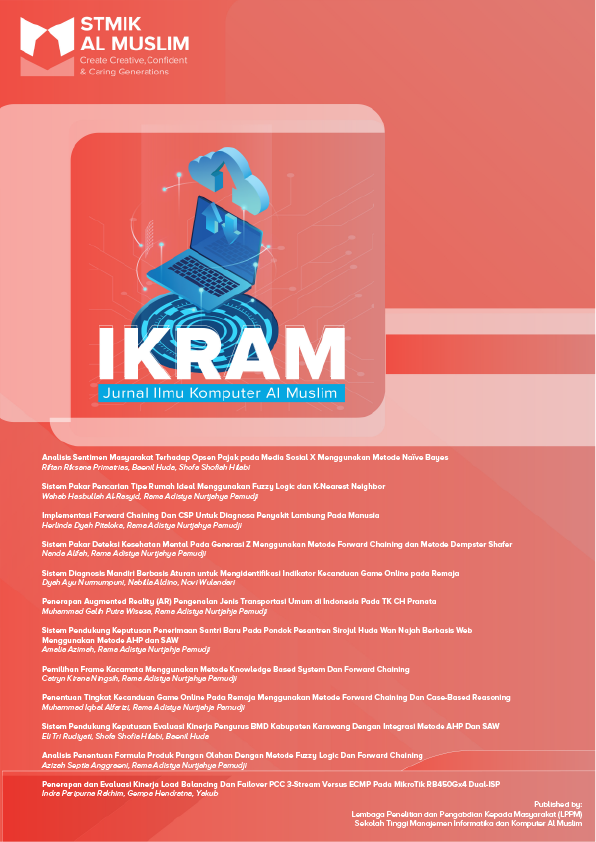 View Vol. 4 No. 2 (2025): IKRAM: Jurnal Ilmu Komputer Al Muslim